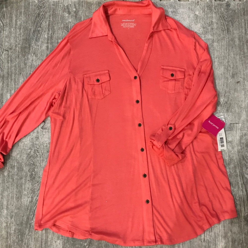 Westbound Coral Top